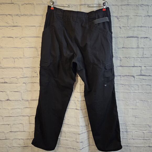 5.11 Tactical Taclite Pro Pants Mens 38x36 Black Ripstop Utility Work 74273 - Picture 5 of 6